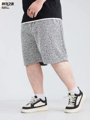 Elastic Waist Speckle Shorts