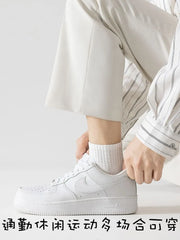 Set of 7 Pairs: Plain Pointelle Socks
