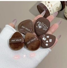 Coffee Mini Powder Puff