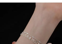 925 Sterling Silver Layered Bracelet