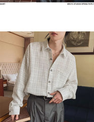 Long-Sleeve Tweed Shacket