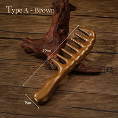 Wooden Hair Comb