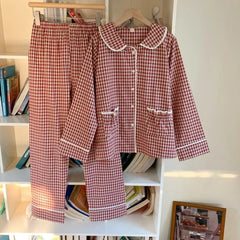 Plaid Pajama Set