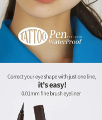 Waterproof Tattoo Pen Eyeliner - 2 Colors