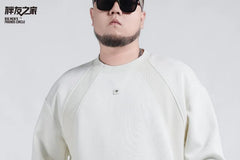 Crew Neck Plain Sweatshirt