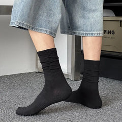 Plain Ribbed Socks