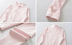Plain Zip-Up Sports Jacket