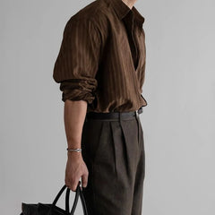 Long-Sleeve Striped Shirt