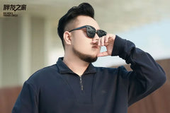 Plus Size Half Zip Sweatshirt