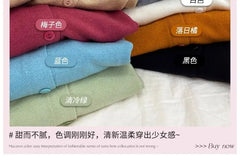 Round Neck Plain Button Up Cardigan