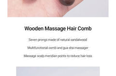 Wooden Massage Hair Comb