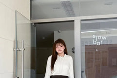 High Waist Plain Maxi A-Line Skirt