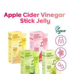 LIVELING Pineapple Cider Vinegar Stick Jelly - 2 Types 2pcs Bundle Set
