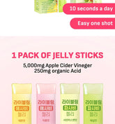 LIVELING Pineapple Cider Vinegar Stick Jelly - 2 Types