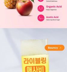 LIVELING Pineapple Cider Vinegar Stick Jelly - 2 Types