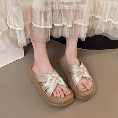 Platform Slide Sandals