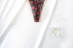 Dotted Sheer Tanga Briefs