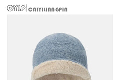 Plain Fleece Lined Trapper Hat