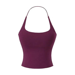 Halter Plain Padded Top