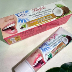 Extra White Herbal Clove Toothpaste with Coconut & Aloe Vera