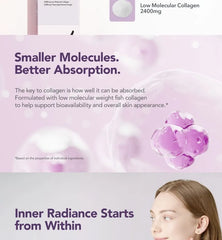 Aronia Vinegar Low Molecular Collagen 2pcs Bundle Set