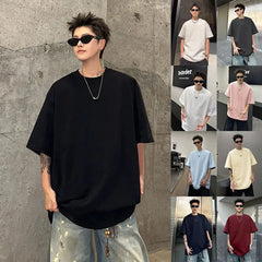 Short Sleeve Crew Neck Plain T-Shirt