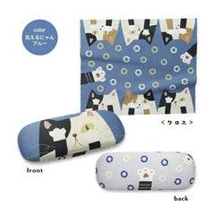 Cat Print Eyeglasses Case with Cleaning Cloth