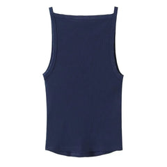 Sleeveless Plain Knit Mini Bodycon Dress