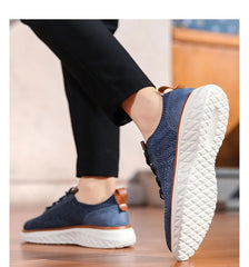 Knit Lace Up Sneakers