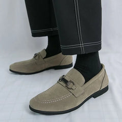 Horsebit Faux Suede Loafers