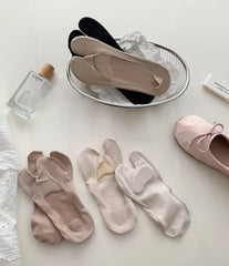 Plain No Show Kimono Socks / Set