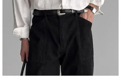 Long-Sleeve Collared Textured Button Up Shirt