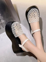 Platform Woven Sandals