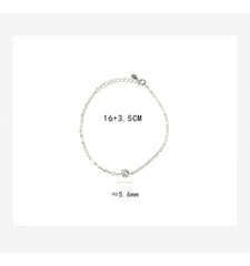 925 Sterling Silver Rhinestone Bracelet