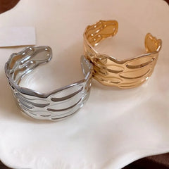 Textured Thick Bangle