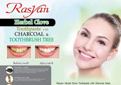 Herbal Clove Toothpaste with Charcoal & Toothbrush Tree