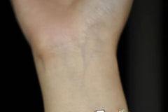 925 Sterling Silver Rectangle Station Chain Bracelet