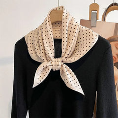 Polka Dot Square Scarf