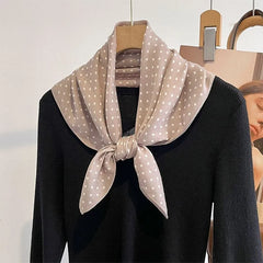Polka Dot Square Scarf