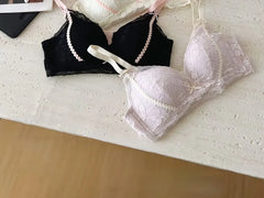 Bow Lace Wireless Bra
