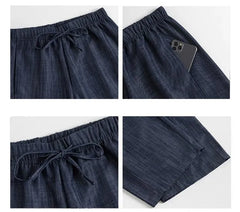 Maternity Drawstring Waist Cropped Wide Leg Jeans