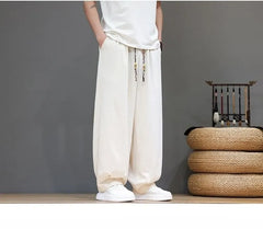 Drawstring Waist Baggy Harem Pants