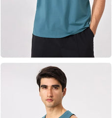 Crew Neck Plain Sports Tank Top