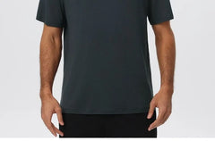 Short-Sleeve Crew Neck Plain Sports T-Shirt