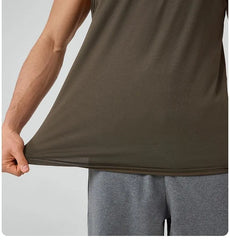 Crew Neck Plain Sports Tank Top