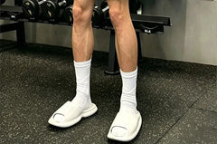 Drawstring Waist Plain Sweatshorts