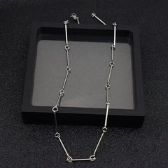 Chain Stick Lariat Necklace