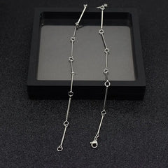Chain Stick Lariat Necklace