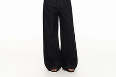 Low Rise Unwashed Baggy Jeans