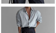 Long-Sleeve Striped Shirt